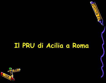 Il PRU di Acilia a Roma.