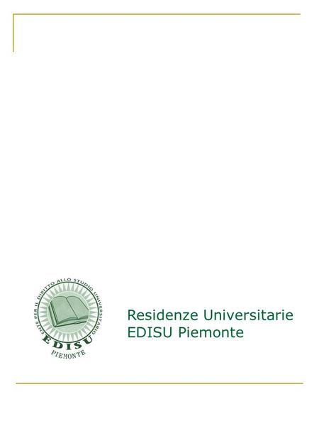 Residenze Universitarie EDISU Piemonte