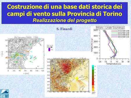 Costruzione di una base dati storica dei campi di vento sulla Provincia di Torino Realizzazione del progetto S. Finardi.