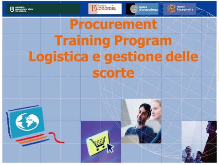 Procurement Training Program Logistica e gestione delle scorte.