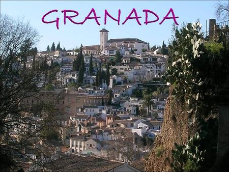 Granada Come arrivare La città L’università L’alloggio La vita in città Conclusioni.