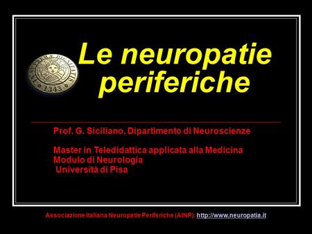 Le neuropatie periferiche