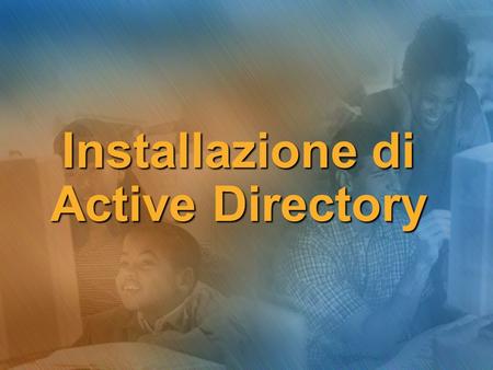 Installazione di Active Directory