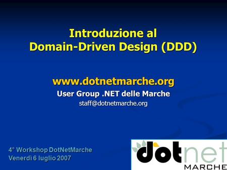 Introduzione al Domain-Driven Design (DDD)