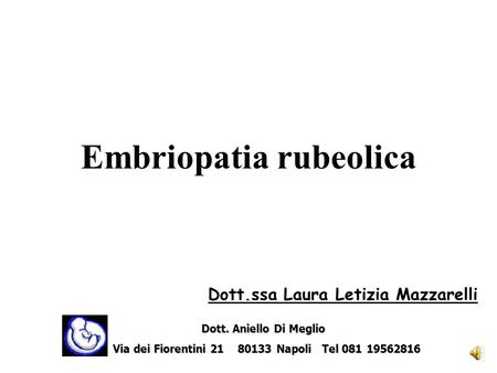 Embriopatia rubeolica