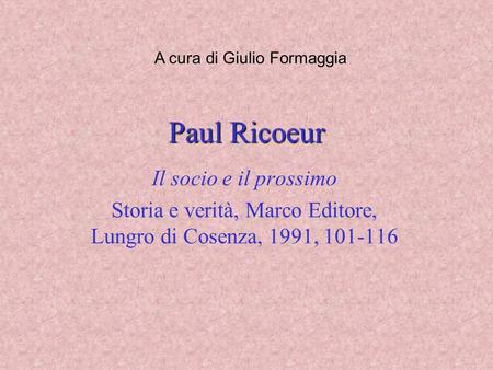 Storia e verità, Marco Editore, Lungro di Cosenza, 1991,