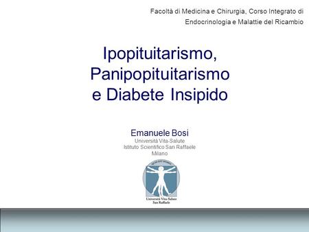 Panipopituitarismo e Diabete Insipido