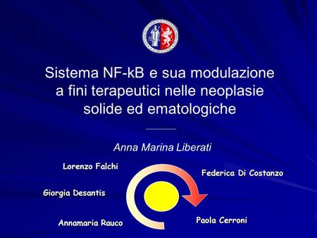 Anna Marina Liberati Lorenzo Falchi Federica Di Costanzo
