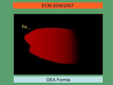 ECM 2006/2007 DEA Formia.