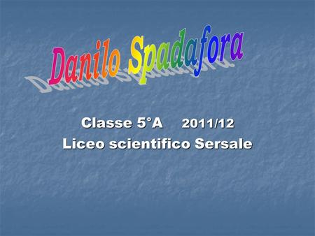 Liceo scientifico Sersale