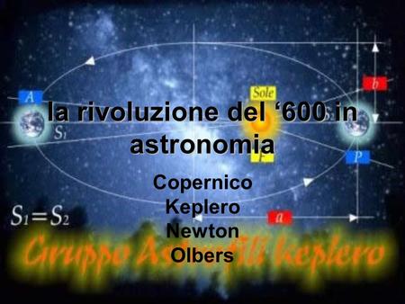 la rivoluzione del ‘600 in astronomia