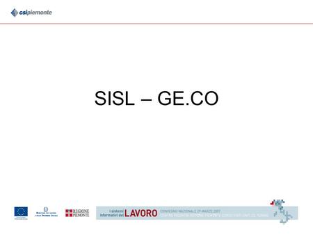 SISL – GE.CO. 2 Presentazione del servizio (1) Il sistema consente alle aziende e ai loro intermediari, tramite lutilizzo della firma digitale, di ottemperare.