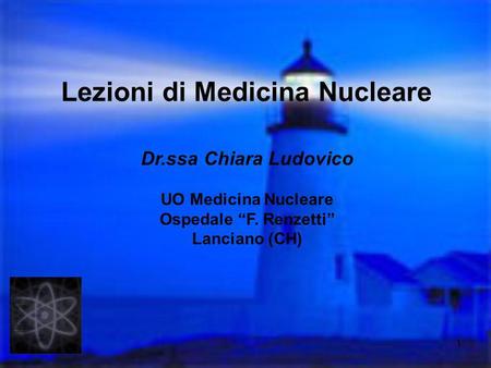 Lezioni di Medicina Nucleare