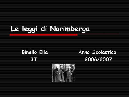 Binello Elia Anno Scolastico 3T 2006/2007