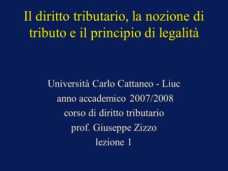 Università Carlo Cattaneo - Liuc anno accademico 2007/2008