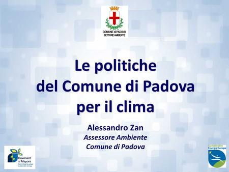 Le politiche del Comune di Padova per il clima