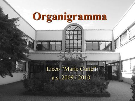 Liceo “Marie Curie” a.s / 2010