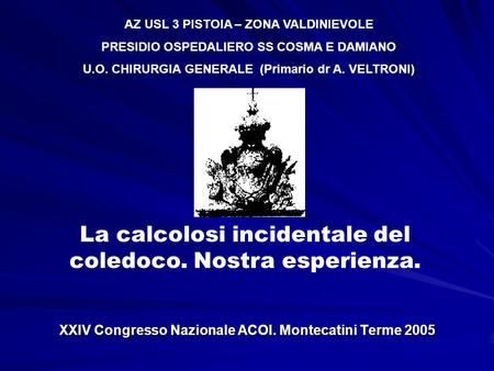 XXIV Congresso Nazionale ACOI. Montecatini Terme 2005