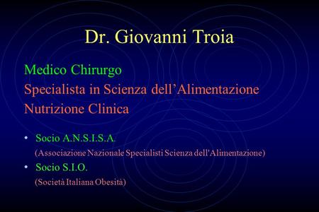 Dr. Giovanni Troia Medico Chirurgo