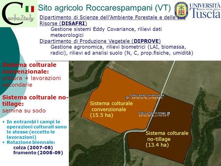 Sito agricolo Roccarespampani (VT)