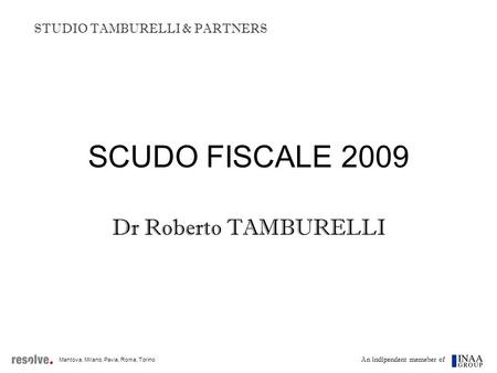 STUDIO TAMBURELLI & PARTNERS