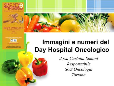 Immagini e numeri del Day Hospital Oncologico