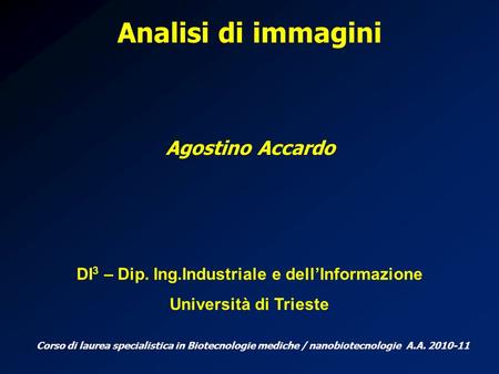 DI3 – Dip. Ing.Industriale e dell’Informazione