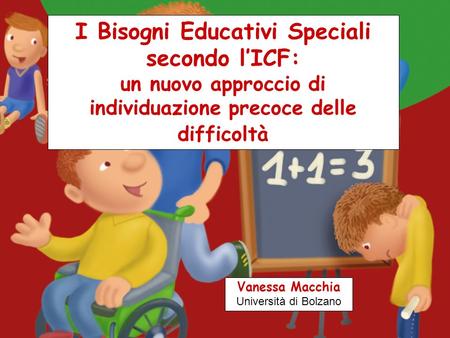 I Bisogni Educativi Speciali secondo l’ICF: