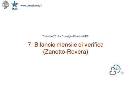 (Zanotto-Rovera) 7. Bilancio mensile di verifica 10’