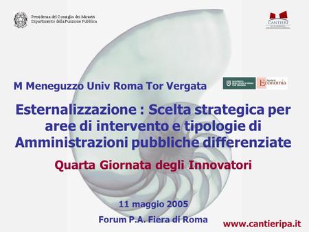 Quarta Giornata degli Innovatori