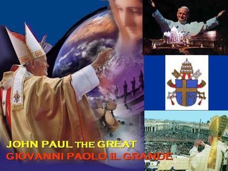 The journey initiated by Jesus in Galilee, then picked up by St Paul till Rome, was carried on by John Paul II who traveled through the globe. In the.