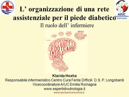 L’ organizzazione di una rete assistenziale per il piede diabetico