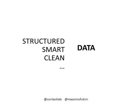 DATA STRUCTURED SMART