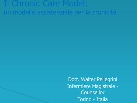 Il Chronic Care Model: un modello assistenziale per la cronicità