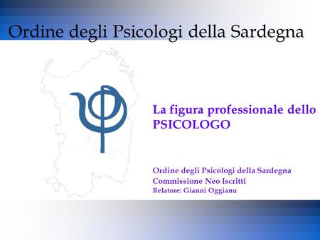Ordine degli Psicologi della Sardegna