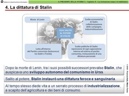 © 2010 – Pearson Italia, Milano-Torino 4. La dittatura di Stalin