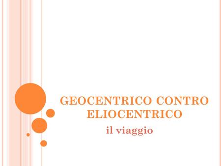 GEOCENTRICO CONTRO ELIOCENTRICO