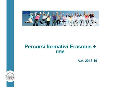 Percorsi formativi Erasmus +