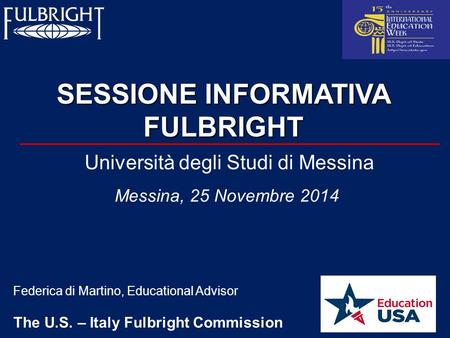 SESSIONE INFORMATIVA FULBRIGHT