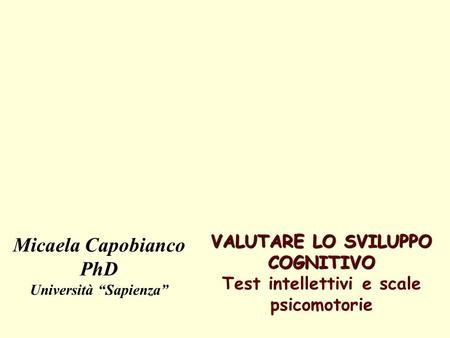 Micaela Capobianco PhD