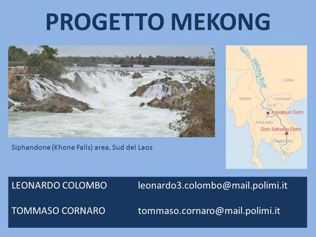 PROGETTO MEKONG LEONARDO COLOMBO
