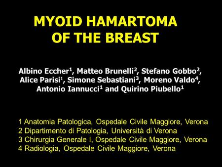 MYOID HAMARTOMA OF THE BREAST