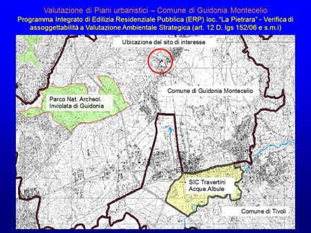 Valutazione di Piani urbanistici – Comune di Guidonia Montecelio