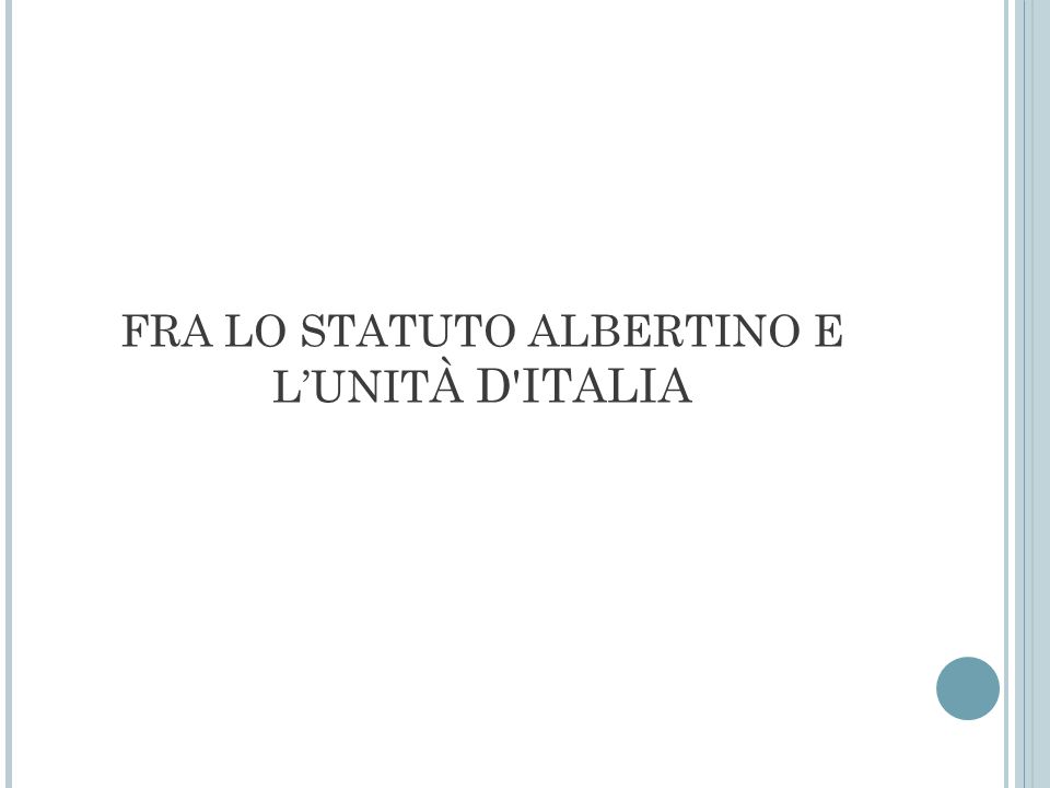 Fra Lo Statuto Albertino E L Unit A D Italia Legge Sulla Liberta Di Stampa Statuto Albertino Abolizione Censura Preventiva 26 Marzo 1848 Deposito Legale Ppt Scaricare