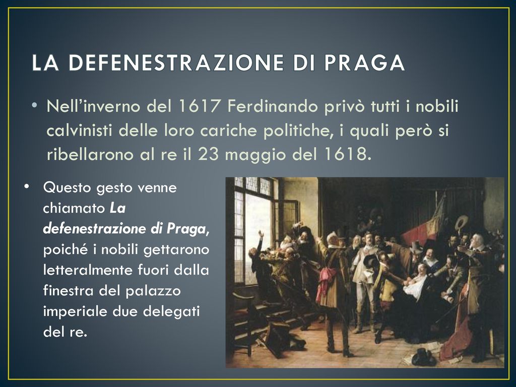 Risultati immagini per PRIMA DEFENESTRAZIoNE DI PRAGA 1618