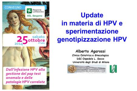 Update in materia di HPV e sperimentazione genotipizzazione HPV