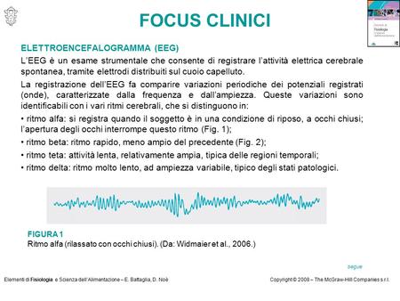 FOCUS CLINICI ELETTROENCEFALOGRAMMA (EEG)