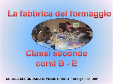 SCUOLA SECONDARIA DI PRIMO GRADO “ Ardigò – Bellani”