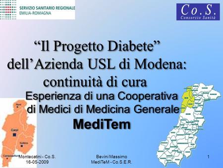 dell’Azienda USL di Modena: continuità di cura
