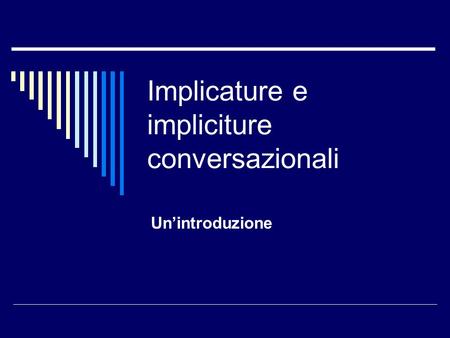 Implicature e impliciture conversazionali